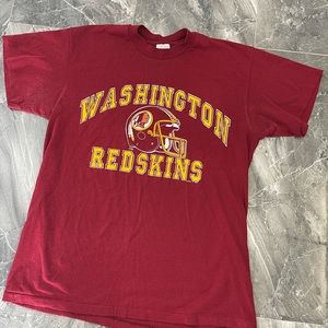 Washington redskins 1980s vtg single stitch logo 7 tee